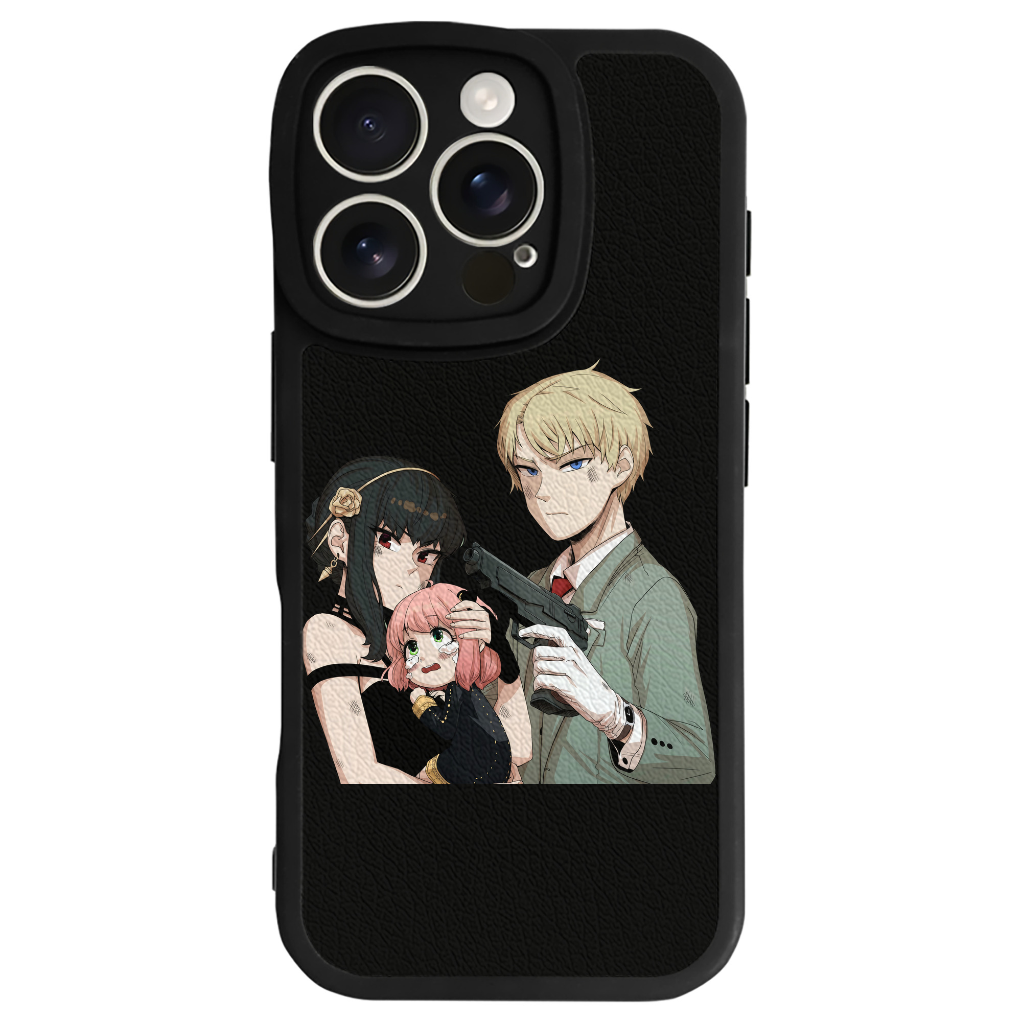 （画像用） SPY×FAMILY间谍家家酒 【iPhone 16シリーズ対応】シリコンスマホケース（レザー調） 材質：シリコン